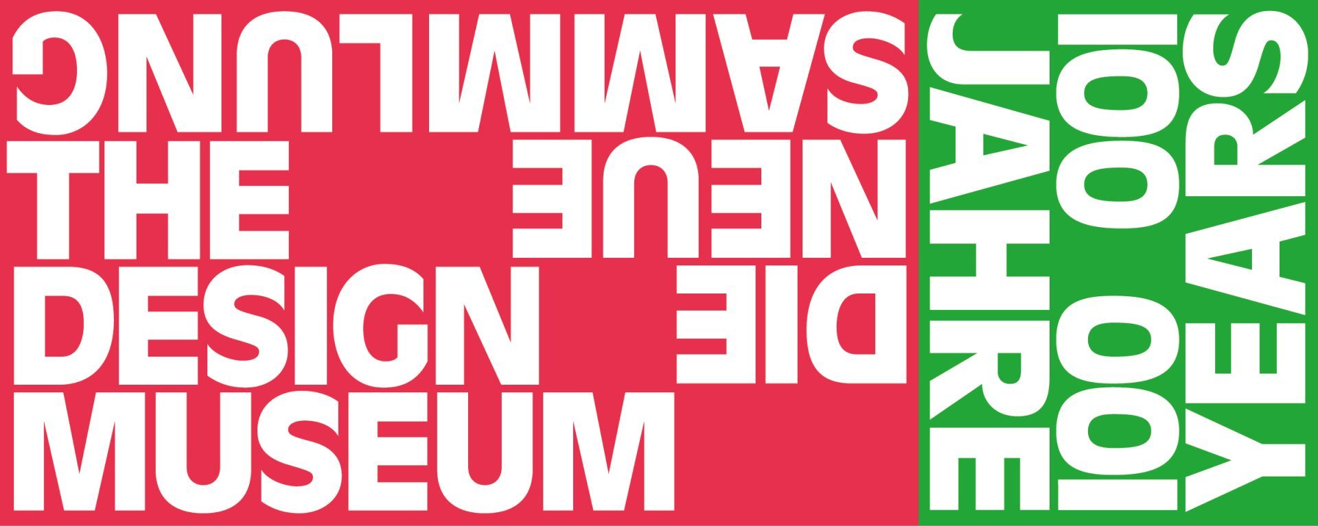 Logo DIe Neue Sammlung mit Schriftzug 100 Jahre.